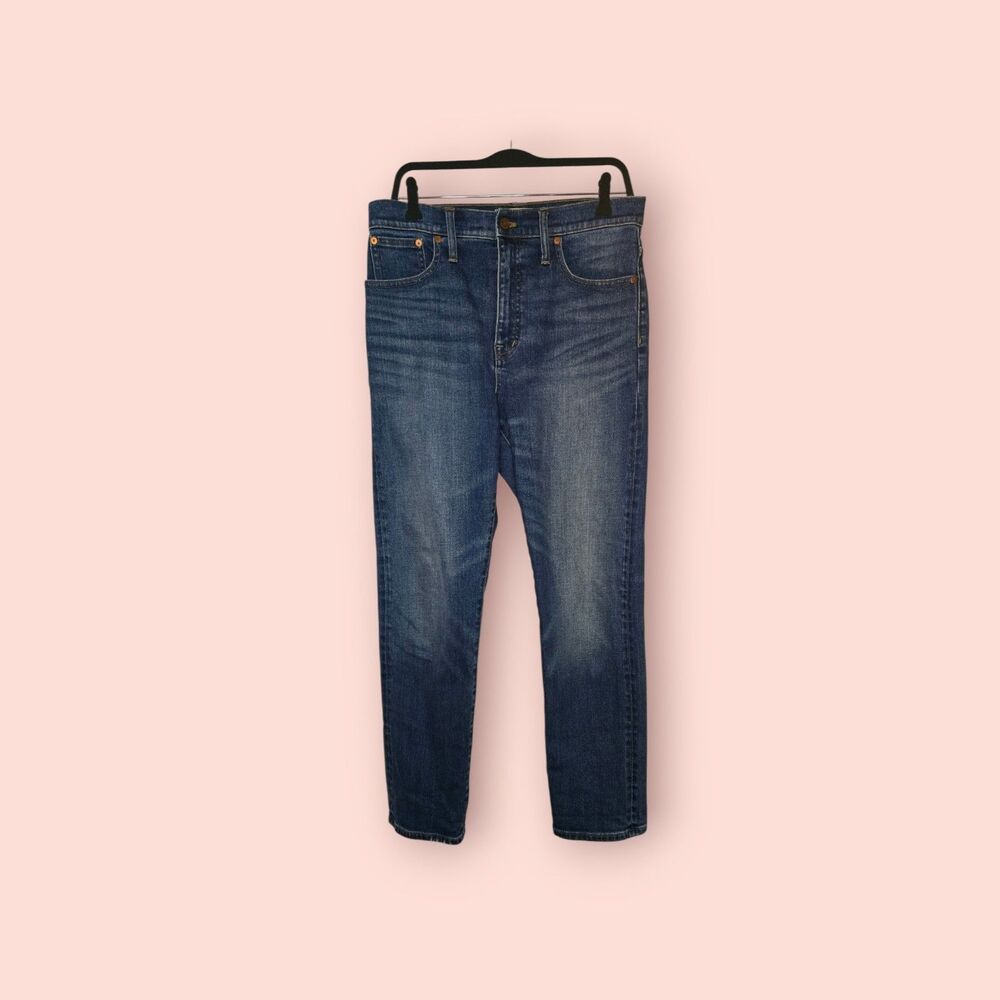 Madewell Classic Straight Leg Jeans Coldbrook Wash Denim Medium Wash Women 29
